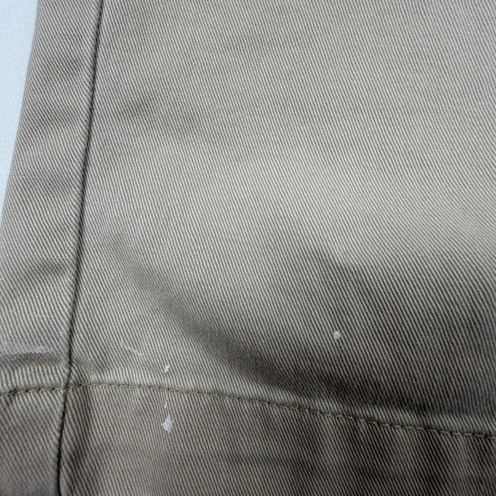 Polo Ralph Lauren Tyler Short Mens 33 Khaki Tan Pleated Chino Cotton